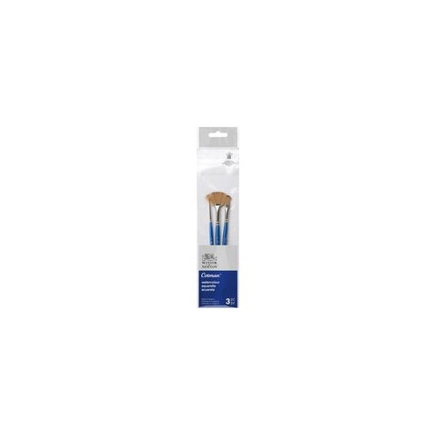 Winsor & Newton Cotman Penseel Korte Steel Set van 3 V.3