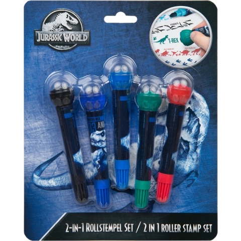 Jurassic World 2-in-1 roller stempel set