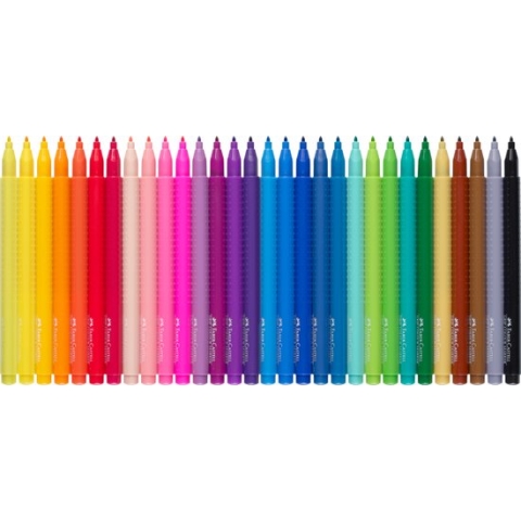Faber-Castell viltstiften - Grip - 30 stuks - FC-155335