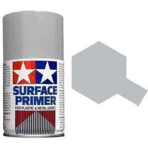 Tamiya 87026 Surface Primer Grey - Acryl Spray - 100ml Verf spuitbus