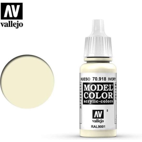 Vallejo 70918 Model Color Ivory - Acryl Verf flesje