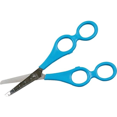 Creotime 4-gaten Schaar 17 Cm Blauw