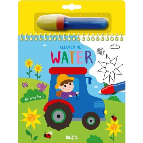 Kleuren met water  -   De boerderij