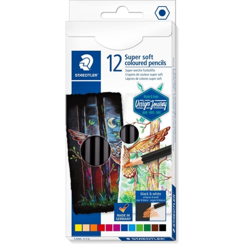 STAEDTLER super soft kleurpotlood - set 12 st