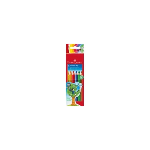 Faber-Castell kleurpotloden - Jumbo Grip - 6 stuks - FC-110906