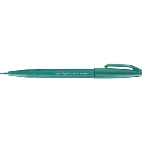 Pentel Brush Sign SES15C Turquoise Groen