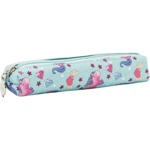 Oh My Pop! etui - Magic - turquoise - cylindervorm - 19x5.5x3.5 cm