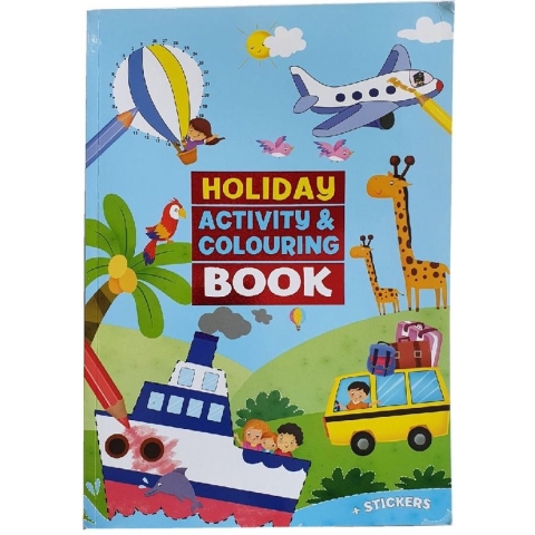 Kleur- en activiteitenboek Holiday A4