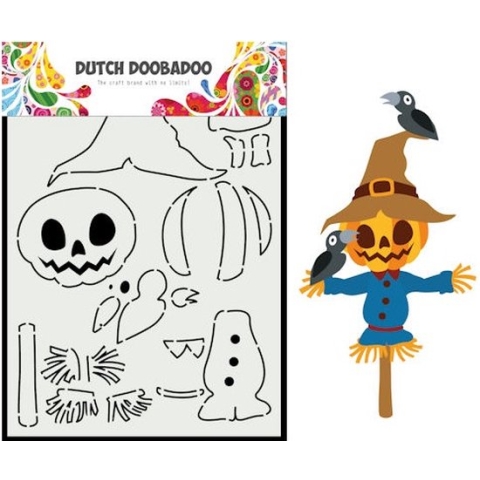 Dutch Doobadoo Card Art Built up Vogelverschrikker
