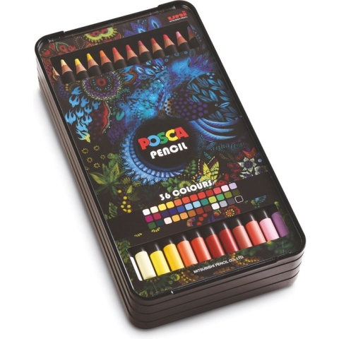 Posca Kleurpotloden 36 stuks set