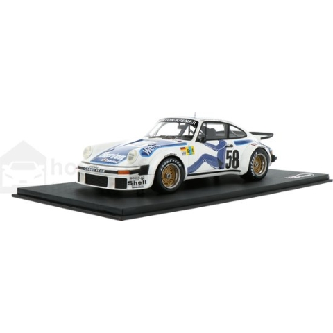 Porsche 911 (934) Topspeed 1:18 1977 Bob Wollek / Steve (Jean-Pierre Wielemans) / Philippe