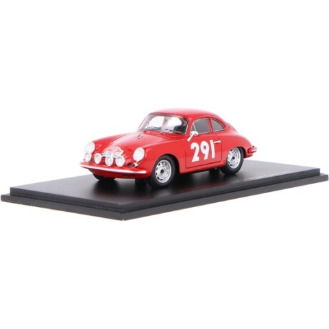 Porsche 356B T6 Carrera 2 GT Spark 1:43 1963 Hans-Joachim Walter / Ewald Stock Porsche System
