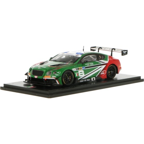 Bentley Continental GT3 Spark 1:43 2018 Nicola Larini / Alex Caffi Petri Corse Motorsport. SI007