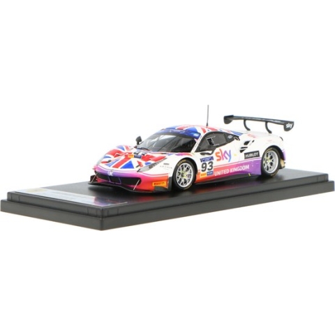 Ferrari 488 GT3 Looksmart 1:43 2019 Flick Haigh / Chris Froggatt Tempesta Racing - Team UK LSRC079