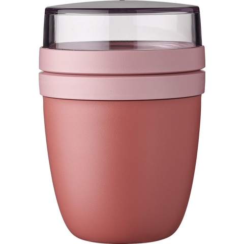Mepal - Lunchpot Ellipse - 500 ml - Muesli beker to go - Vivid mauve - Geschikt voor vriezer, magnetron en vaatwasser
