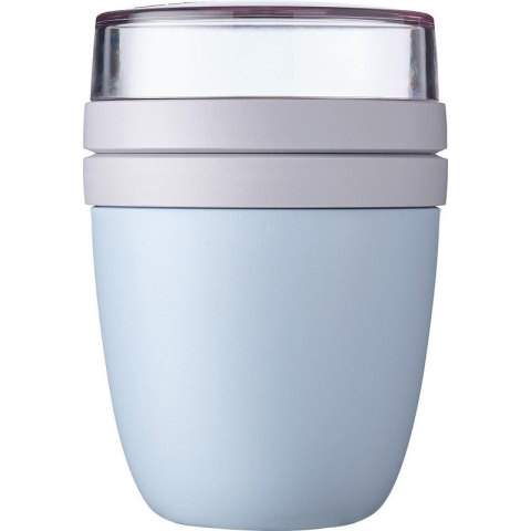 Mepal - Lunchpot Ellipse - 500 ml - Muesli beker to go - Nordic blue - Geschikt voor vriezer, magnetron en vaatwasser