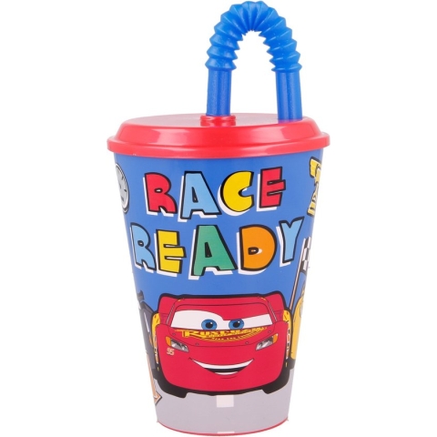 Cars Disney Drinkbeker met rietje