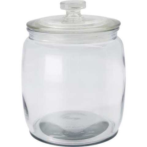 House doctor - Voorraad pot Ville - glas large - 15 cm