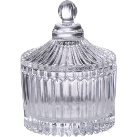 Alpina Pot met deksel glas 90ml Ø6,8x8,5cm