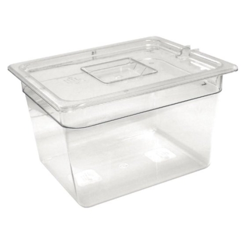 Polycarbonaat Bak - Transparant - GN1/2 - 6.5cm Hoog - Vogue U228
