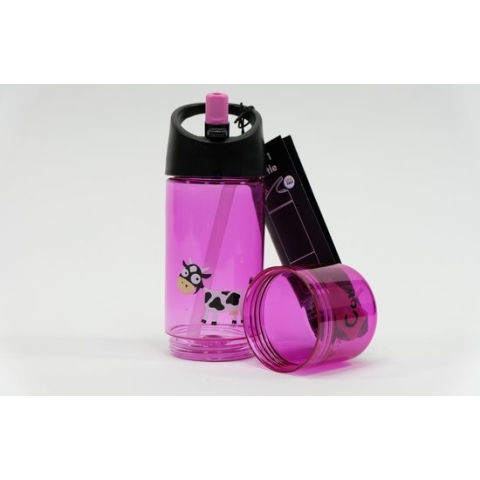 Carl Oscar 2 in 1 bottle, drinkfles met voedselbeker en tuit voor kinderen