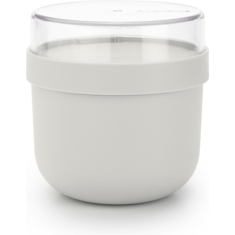 Brabantia Make & Take Yoghurt Beker To Go - 0,5 l - Kunststof - Light Grey