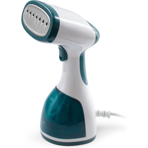 Tomado TSH1201W - Kledingstomer - 1200 Watt - RVS zool - Wit/turquoise