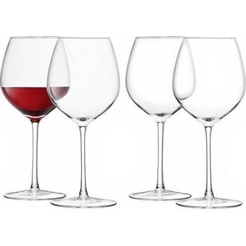 L.S.A. Wine Wijnglazen Rood - 400 ml - Set van 4 Stuks