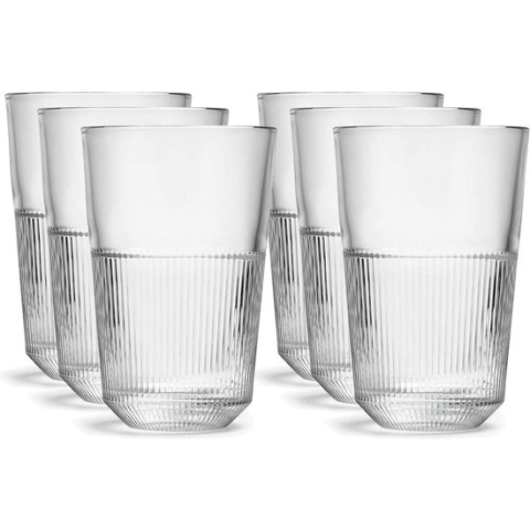 24x Longdrinkglazen 360 ml - 36 cl - Longdrink glazen - Water/sap glazen - Longdrink glazen van glas