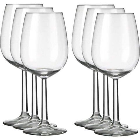 24x Luxe wijnglazen voor witte wijn 350 ml Bouquet - 35 cl - Witte wijn glazen - Wijn drinken - Wijnglazen van glas