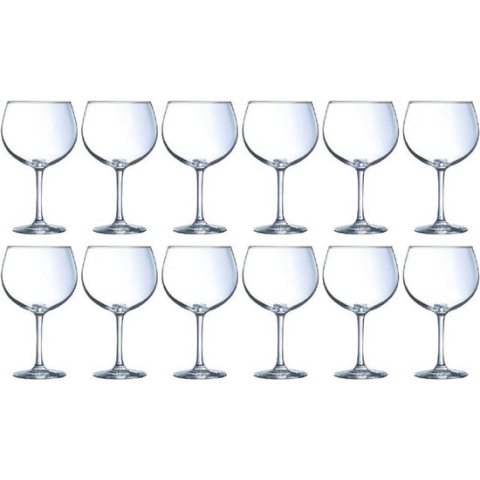 12x Cocktailglazen/gin-tonicglazen 700 ml - 70 cl - Cocktail glazen - Cocktails drinken - Cocktailglazen van glas