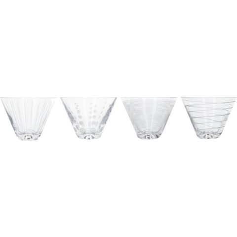 Set van 4 Martini Glazen, 0.4 L - Mikasa | Cheers
