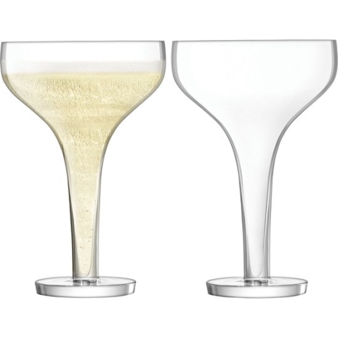 L.S.A. - Epoque Champagne Glas 150 ml Set van 2 Stuks - Transparant
