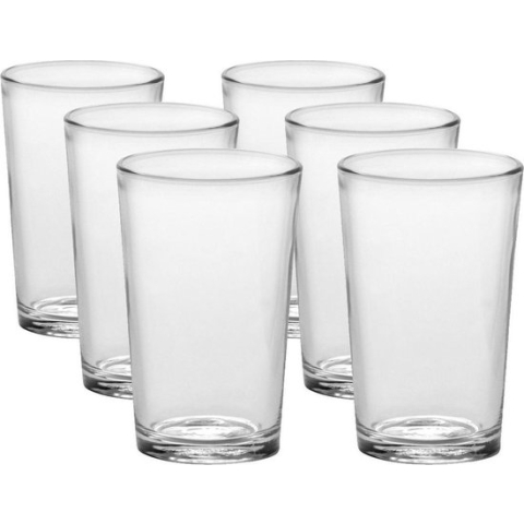 24x Drinkglazen/waterglazen Chope transparant 200 ml - Koffie/thee glazen Chope 200 ml