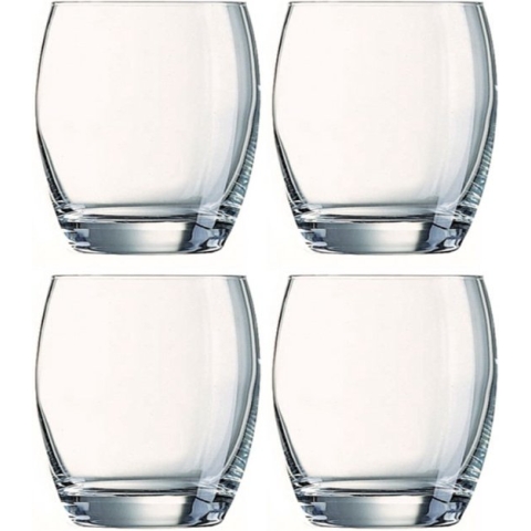 Arcoroc Whisky tumbler glazen - 12x - Malea serie - transparant - 300 ml