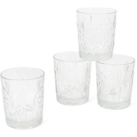 16x Tumbler whisky/water glazen transparant 400 ml - Waterglazen - Whiskeyglazen