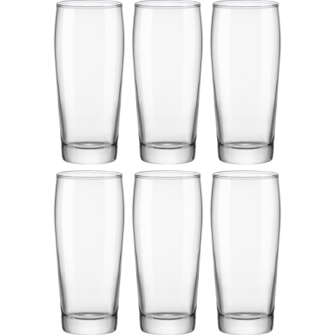 24x Stuks fluitjes bierglazen 400 ml - Bierglazen - Glazen voor bier