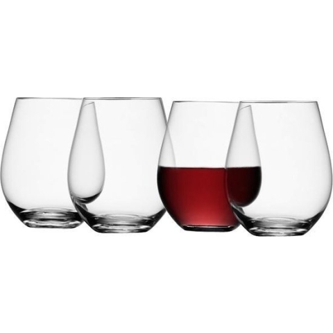 L.S.A. Wine Wijnglazen Rood - 530 ml - Set van 4 Stuks