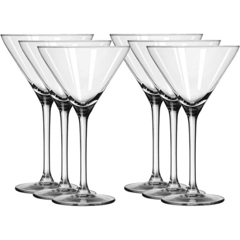 12x Cocktail/martini glazen transparant 200 ml Specials serie - 20 cl - Cocktail glazen - Cocktails drinken - Cocktailglazen van glas