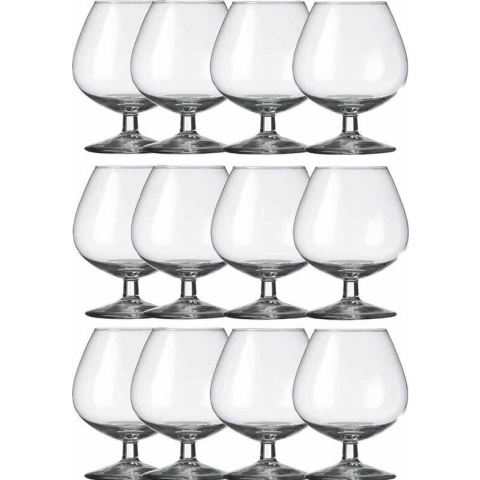 12x Cognacglazen transparant 800 ml Specials