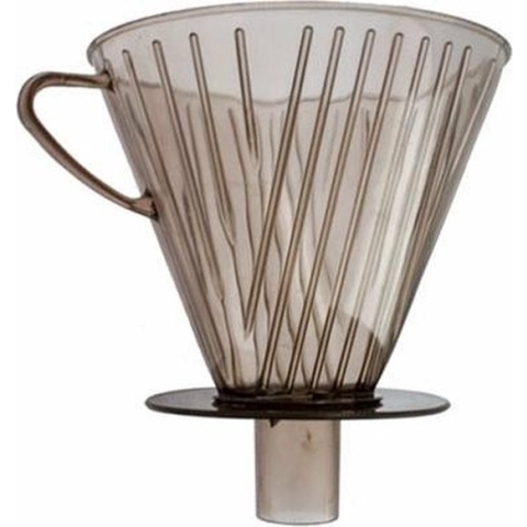 Koffiefilter Houder 1 x 6 - Bruin met Tuit