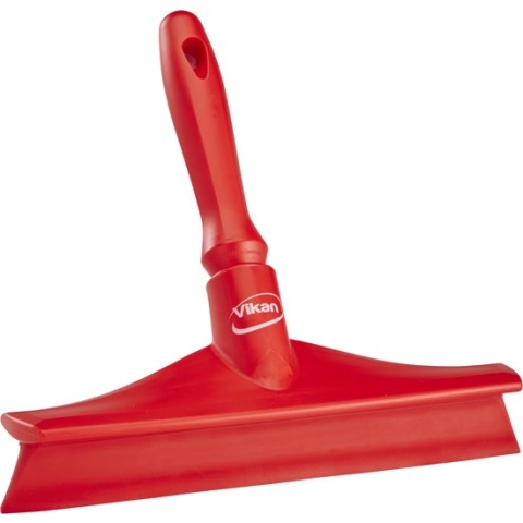 Vikan Ultra Hygiëne Handtrekker 71254 - 25 cm - Rood - Geschikt voor Sanitair en andere Vlakke oppervlakken