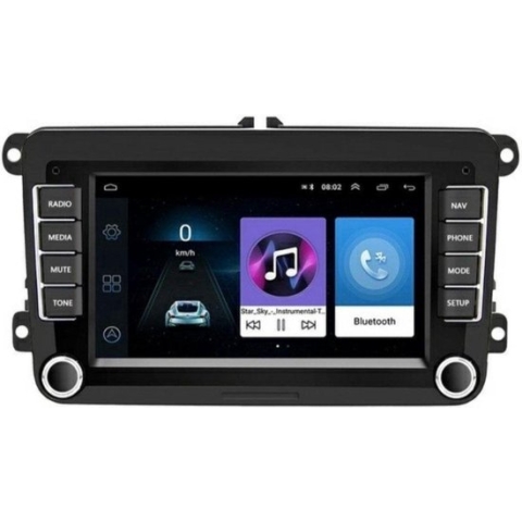 Volkswagen Golf 6 Android Autoradio Navigatie 2009 - 2013 - Bluetooth Apps Maps Muziek - Android Auto / Apple carplay