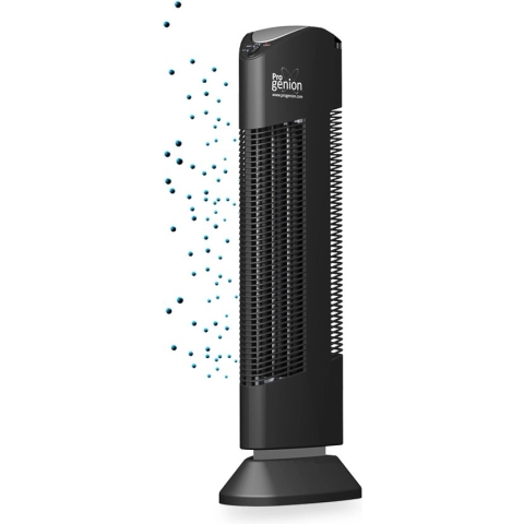 Luchtreiniger met ionisator, geen filters vervangen Zwart