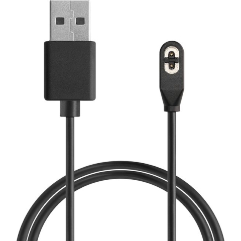 kwmobile USB-oplaadkabel geschikt voor AfterShokz Aeropex AS800 / OpenRun / OpenRun Pro Mini / OpenComm ASC100SG - Kabel voor smartwatch - zwart
