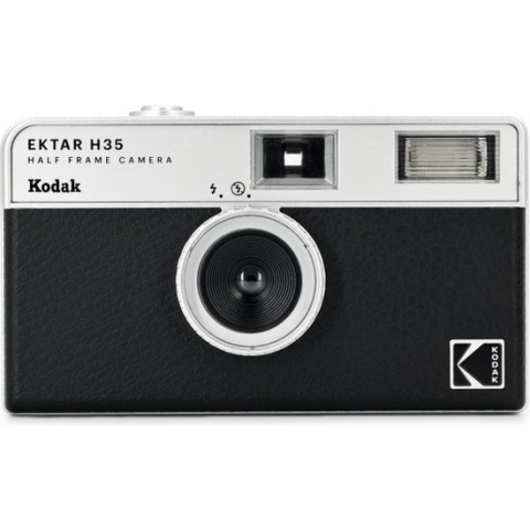 KODAK EKTAR H35 FILM CAMERA black - halfframe - halfkleinbeeld