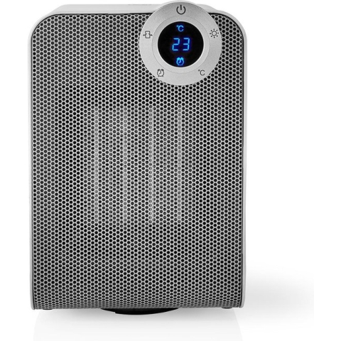 Nedis SmartLife keramische PTC-ventilatorkachel - Wi-Fi - 1800 W - 3 Warmte Standen - Zwenkfunctie - Display - 15 - 35 °C - Android / IOS - Wit
