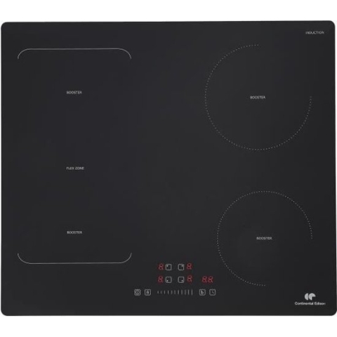 Continental Edison inductiekookplaat - 1 flexzone - Zwart