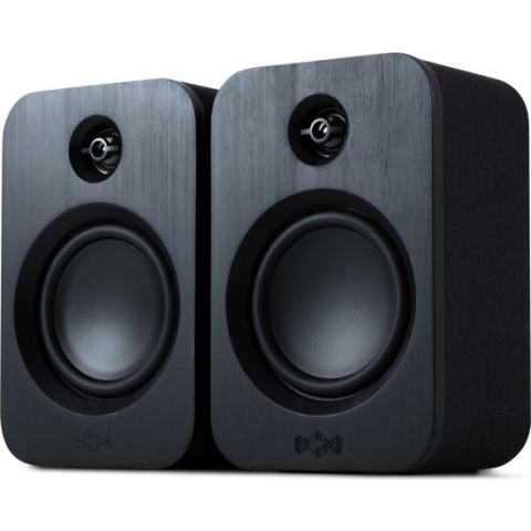 Marley Get Together Duo Bluetooth Speaker - Boekenplank speakers - Stereo set - 2 in 1 - Hifi speaker - Zwart