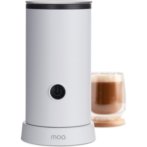 MOA Melkopschuimer Electrisch - BPA vrij - Voor Opschuimen en Verwarmen - Wit - MF5W